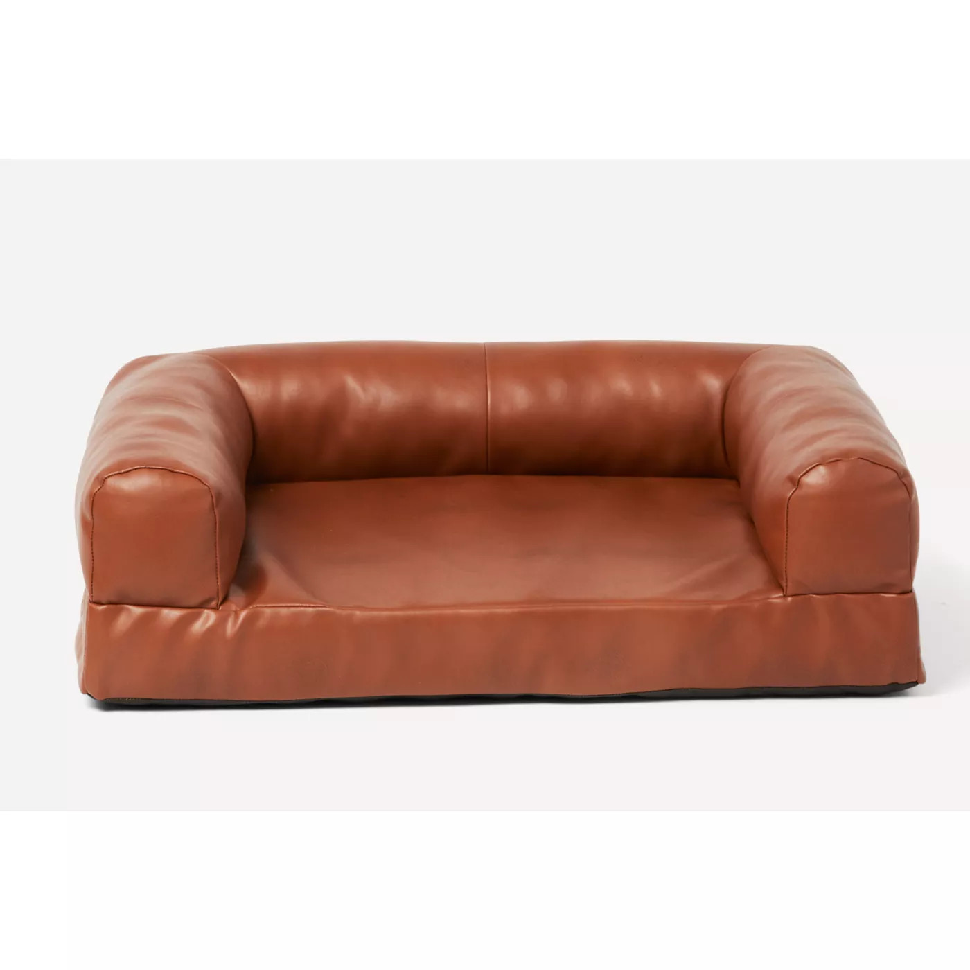 Nate & Jeremiah Faux Leather Couch Pet Bed | PetSmart