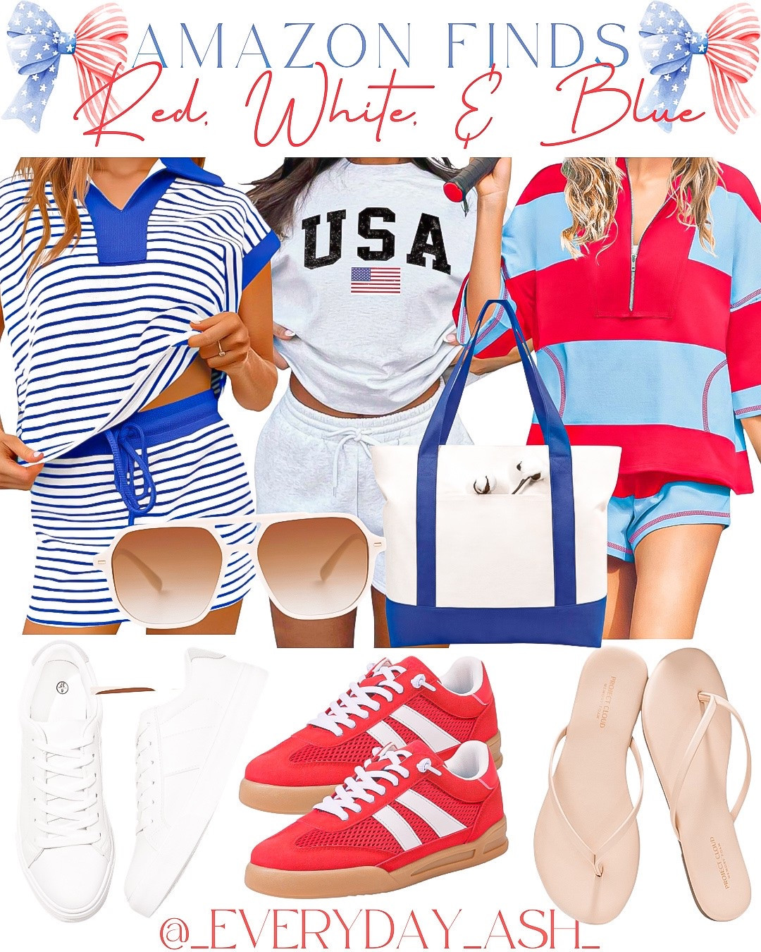 Memorial weekend outfit 🇺🇸💙

Casual outfit, red white and blue outfit, two piece set, active set, casual sneakers, sandals , sunglasses; tote bag. Travel outfit

#LTKootd #LTKgrwm #LTKTravel