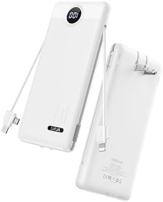 VRURC Portable Charger Power Bank - 10000mAh Fast Charging 22.5W PD 20W Slim Portable Charger Bui... | Amazon (US)