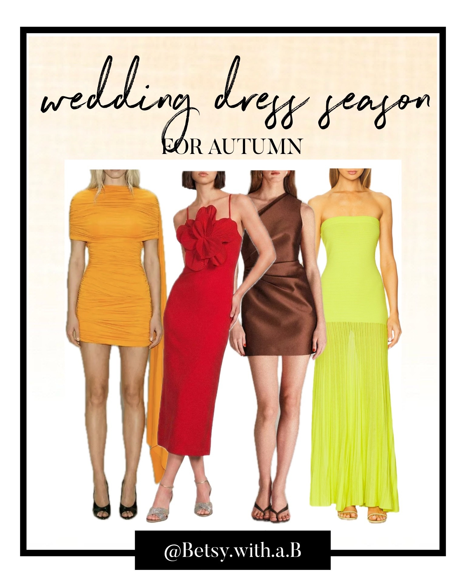 Wedding, Party, and Celebration dresses for the autumn color palette. 


#LTKTravel #LTKSeasonal #LTKootd
