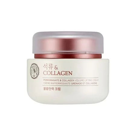 The Face Shop Pomegranate & Collagen Volume Lifting Eye Cream | Deep Revitalizing Cream for Elasticity Firmness & Density | Anti-Aging Korean Moisturizer | Plump & Smoothen Your Skin 3.38 Fl Oz C3 | Walmart (US)