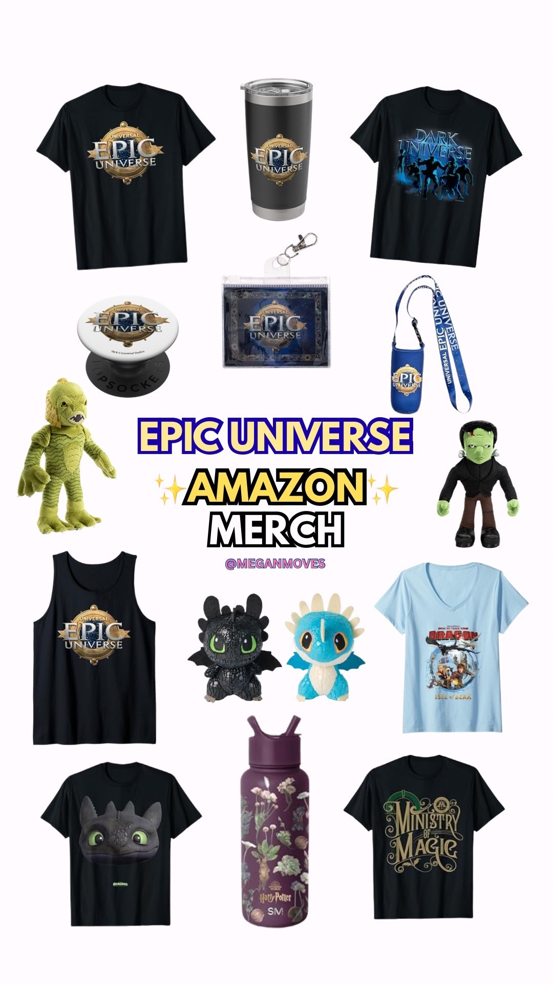 Epic Universe Theme Park Merch is on AMAZON from the park’s lands! If you can’t make it to the park or want to wear this during your Universal Orlando visit, grab items here!! You can find merch from Dark Universe, Isle of Berk, and Ministry of Magic!

7/2/25

#LTKTravel #LTKFindsUnder100 #LTKItBag