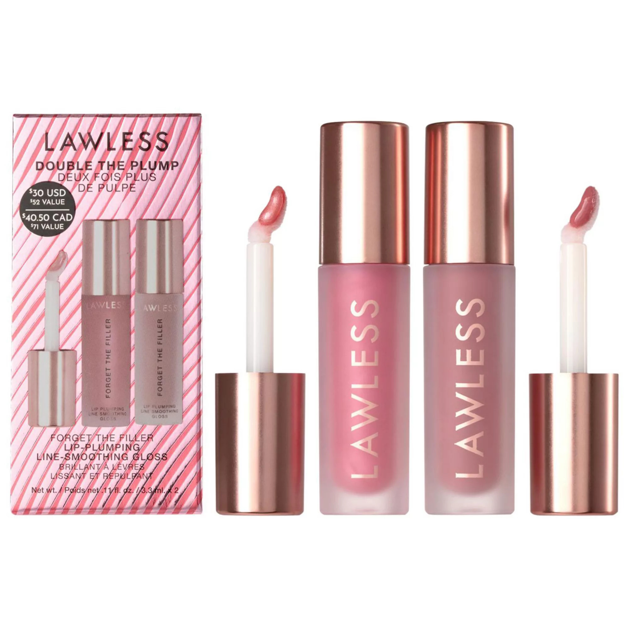 LAWLESS Double the Plump Lip Gloss Set | Kohl's