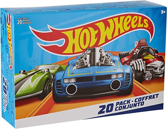 Hot Wheels Set of 20 Toy Cars & Trucks in 1:64 Scale, Collectible Vehicles (Styles May Vary) | Amazon (US)