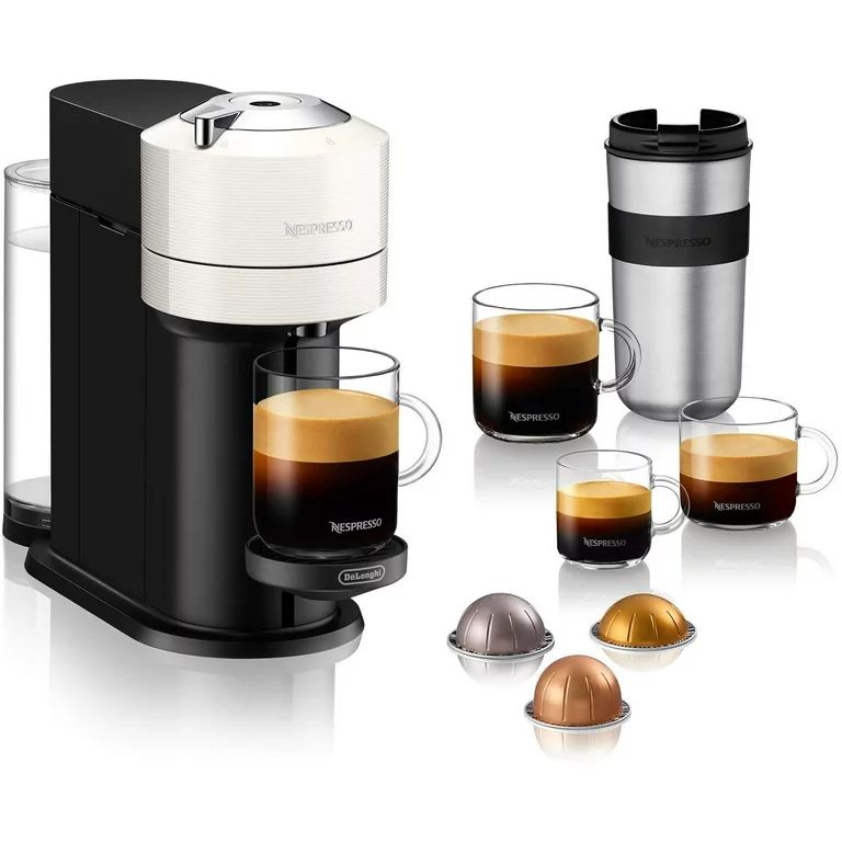 Nespresso Vertuo Next Coffee and Espresso Maker by De'Longhi, White Machine Only White | Walmart (US)