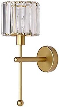 UMhouse Modern Style Glass Crystal Wall Light Sconces,Glass and Metal Brass Goldbase Wall Lamp Sc... | Amazon (US)