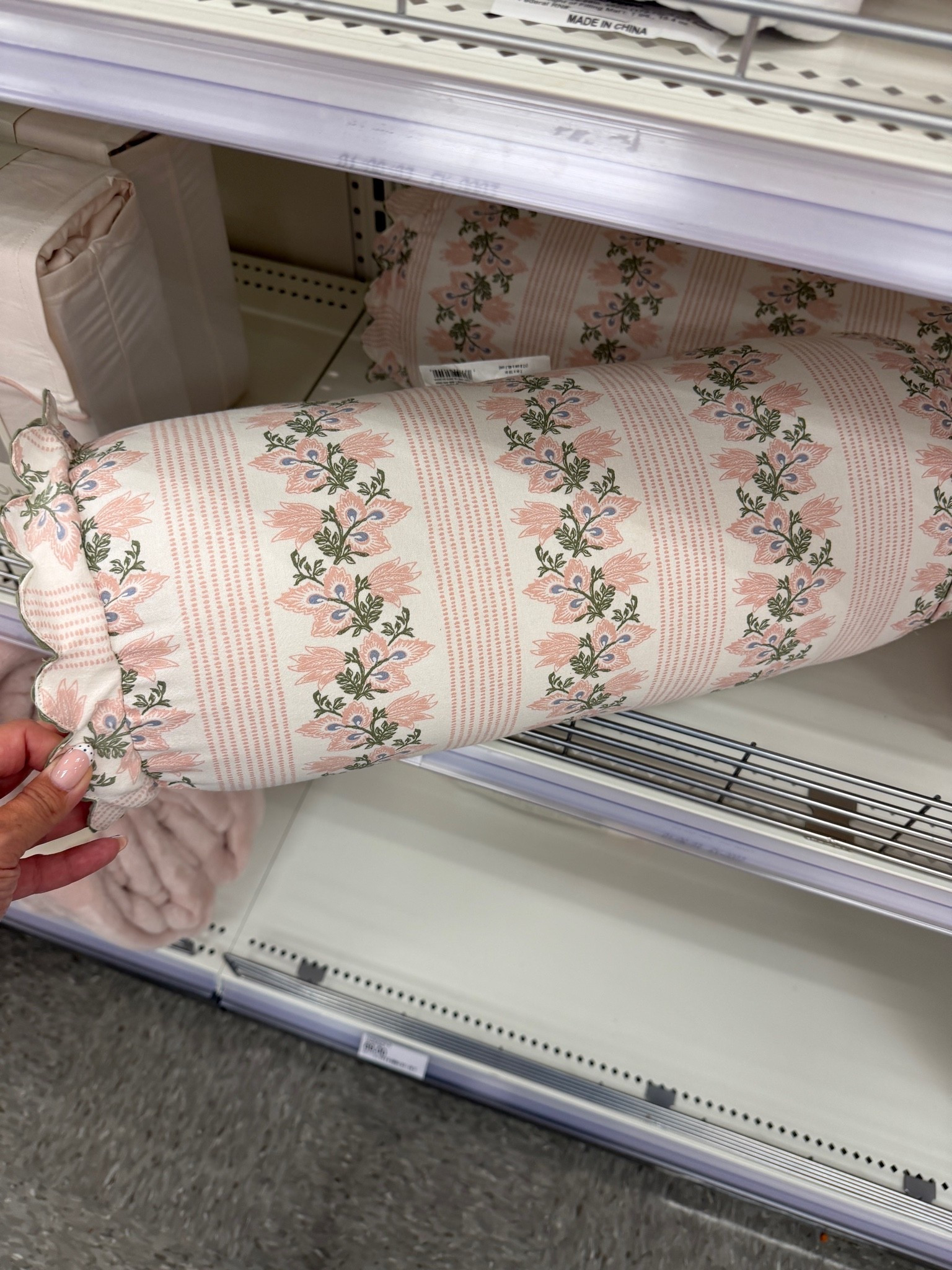 How cute is this bolster pillow ￼

#LTKKids #LTKHome