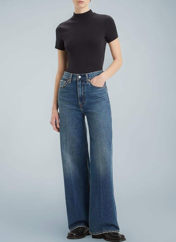 Levi's Women's Ribcage Wide Leg Jeans | Amazon (UK)