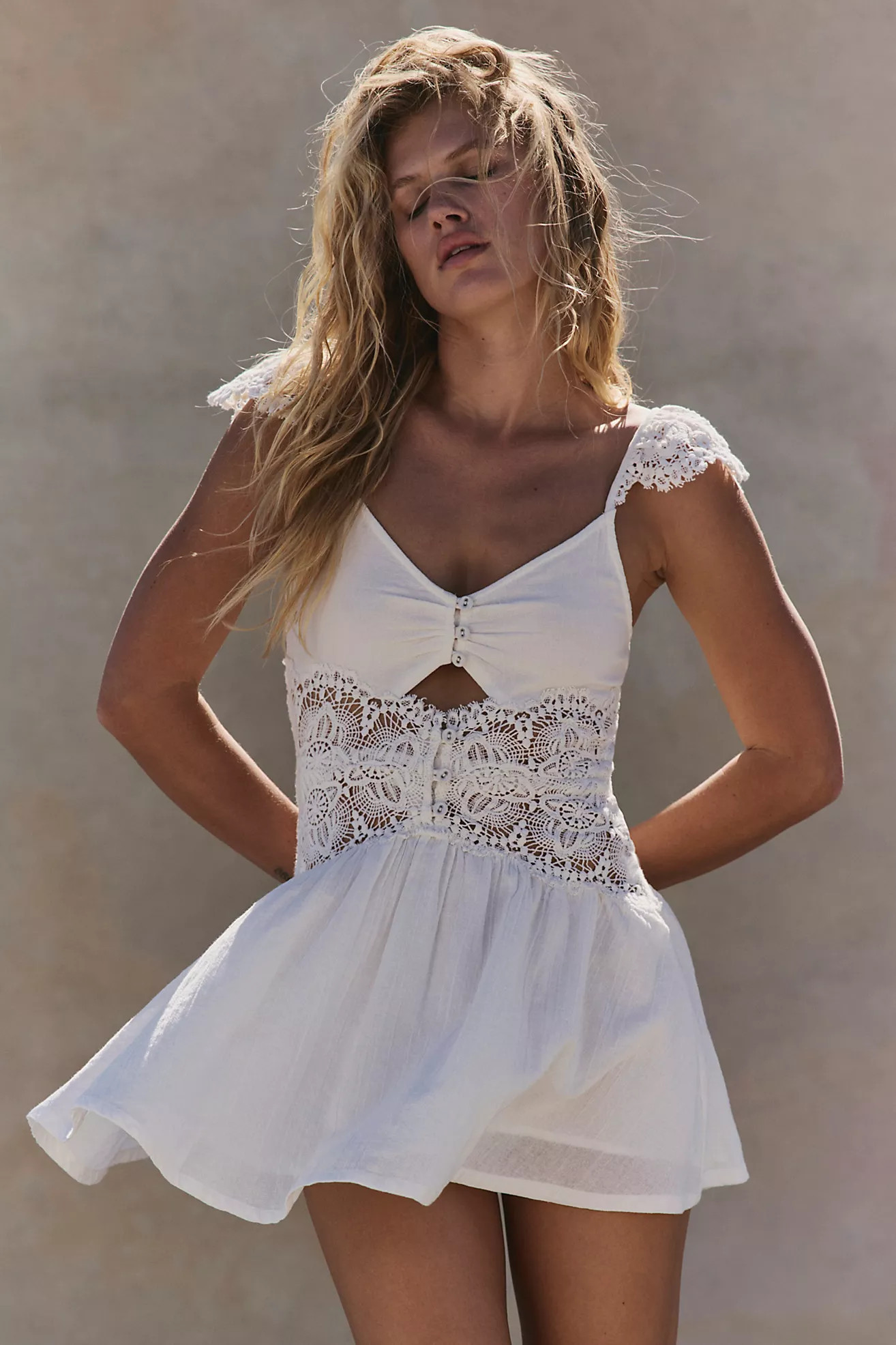 Norla Cotton Mini Dress | Free People (Global - UK&FR Excluded)