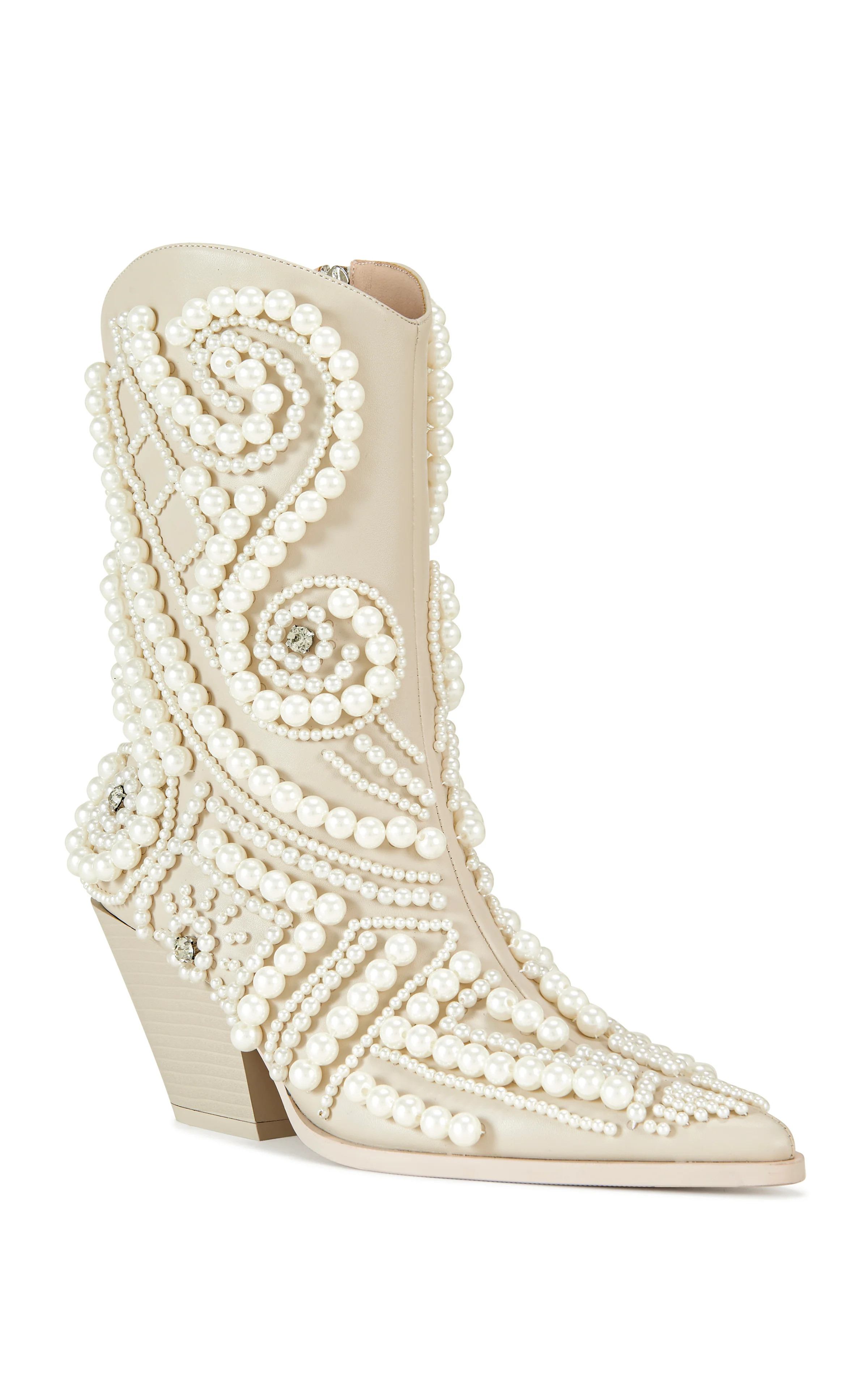 BELIA-BONE WESTERN BOOTIE | Azalea Wang
