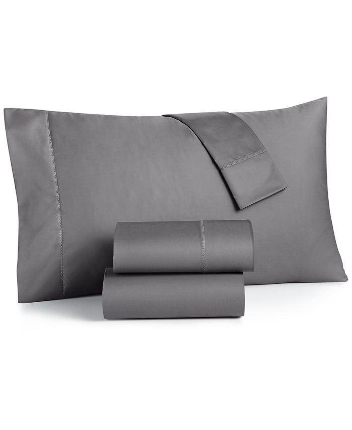 Charter Club 100% Supima Cotton 550 Thread Count 4 Pc. Sheet Set, Full, Created for Macy's & Revi... | Macys (US)