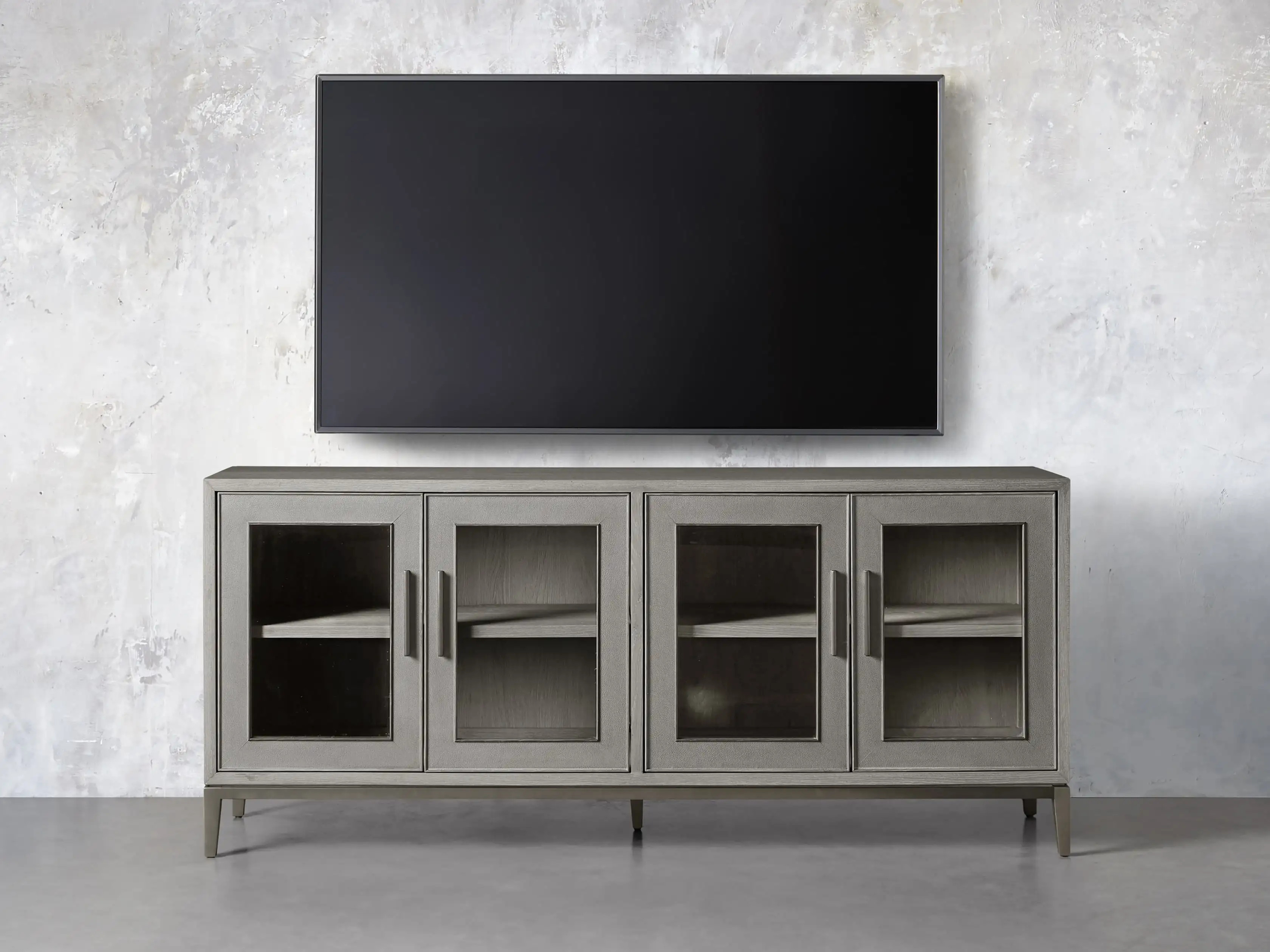 Malone Sideboard with Glass Doors | Arhaus