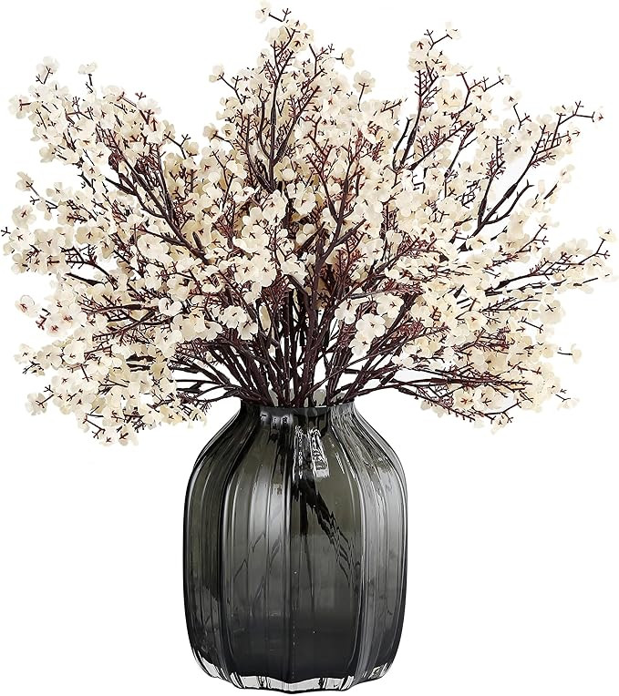 JAKY-Global Babys Breath Fabric Cloth Artificial Flowers 6 Bundle European Fake Silk Plants Decor... | Amazon (US)