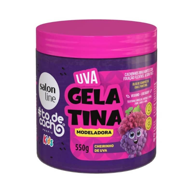 Gelatina Modeladora Salon Line Kids #todecacho Uva 550g | Beleza Na Web (BR)