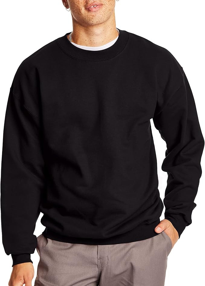 Hanes Men's Ultimate Cotton Heavyweight Crewneck Sweatshirt | Amazon (US)
