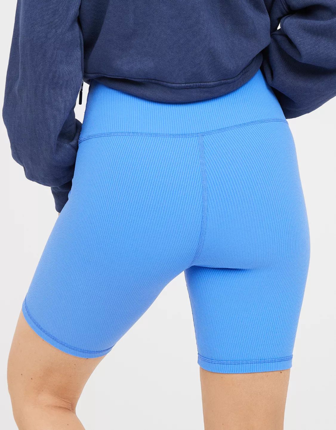 OFFLINE By Aerie Ribbed 7" Bike Short | American Eagle Outfitters (US & CA)