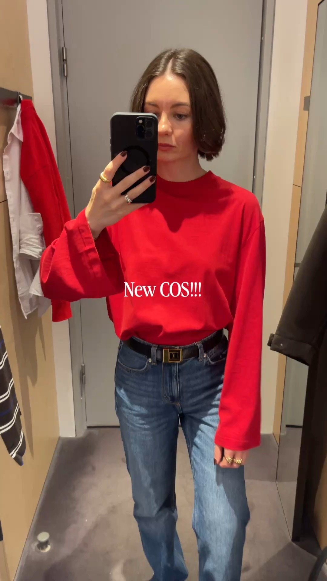 New COS!

Red T-shirt size XS
Striped T-short size S
Plaid Coat size 2
Green bomber jacket size 2
Peplum jacket size 4
Argyle sweater XS

#LTKfall #LTKjeans #LTKcanada