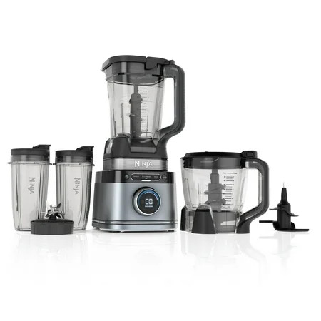 Ninja Detect Kitchen System 72-Oz Blender, 3 Speeds, Blend, Crush, Chop, Smoothies, BlendSense Technology, 1700PW, TB400 Silver | Walmart (US)