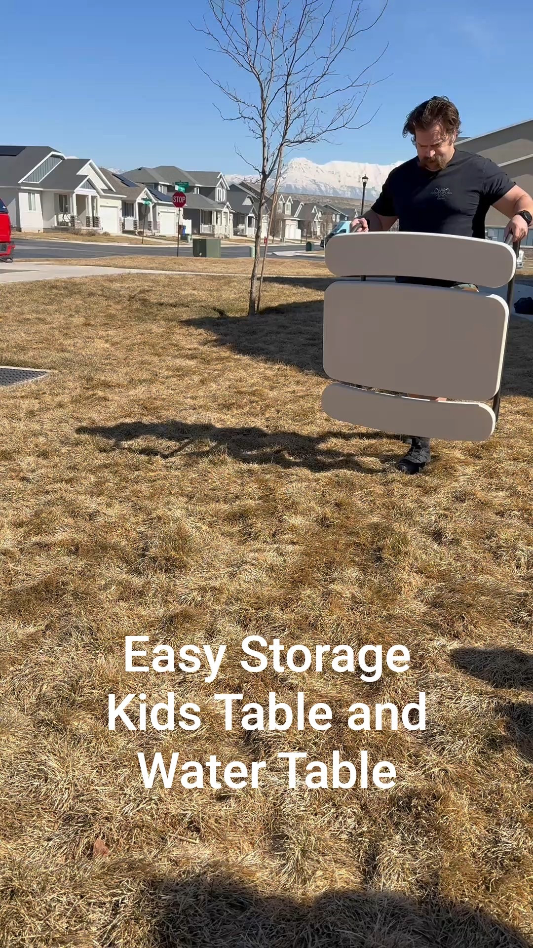 Living in a small house without a yard, we have to utilize our storage abilities - especially with kids toys and stuff. This picnic table and water table fold up and store so easily! 

#LTKFindsUnder50 #LTKSeasonal #LTKKids