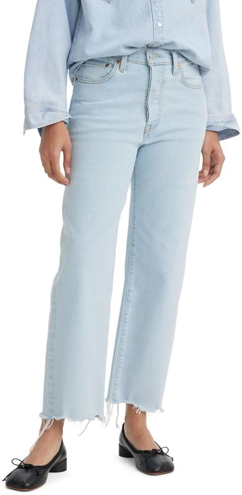 Levi's Women's Ribcage Straight Ankle Jeans | Amazon (US)