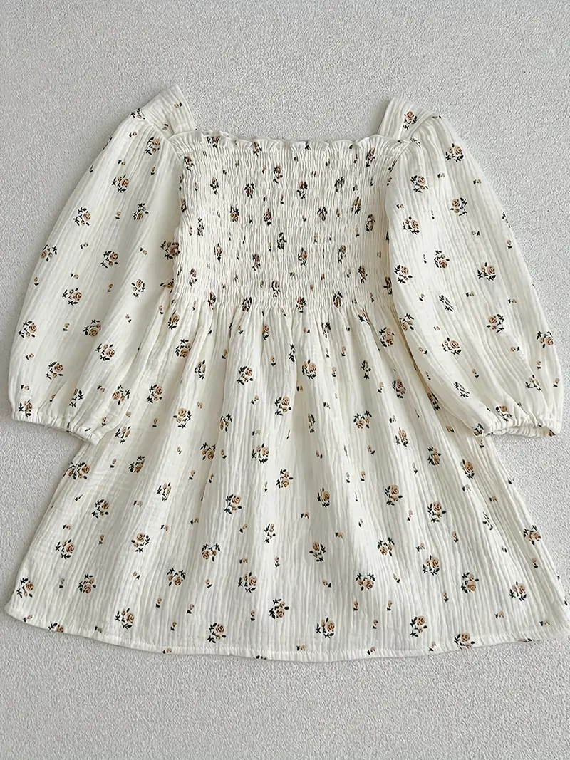 A6052 Baby Girls Toddler Girls Cute Heart Print Elegant - Temu | Temu Affiliate Program