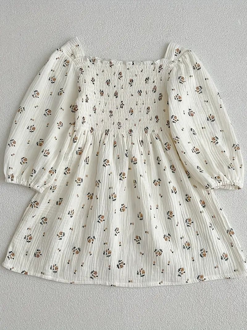 A6052 Baby Girls Toddler Girls Cute Heart Print Elegant - Temu | Temu Affiliate Program