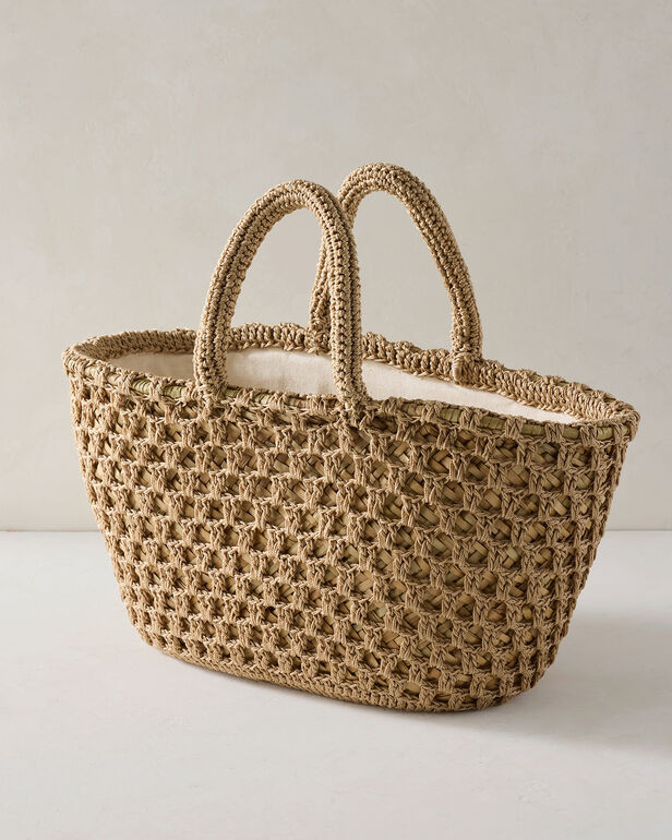 Woven Rope and Straw Tote | Haven Well Within