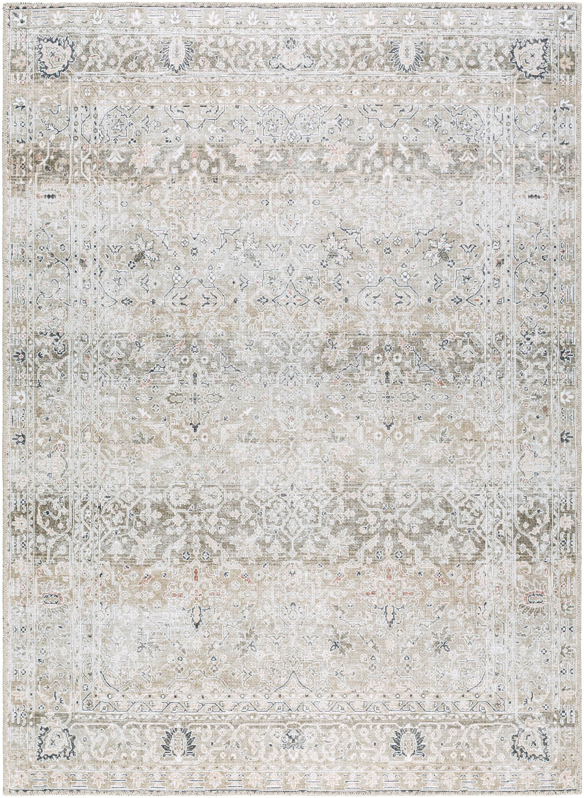 Surya x Our PNW Home Rainier Updated Traditional Washable Area Rug, 7'10" x 10'2", Sage | Amazon (US)