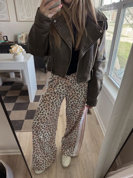 Leopard track pants almost sold out!

#LTKstyletip #LTKfindsunder100 #LTKfitness