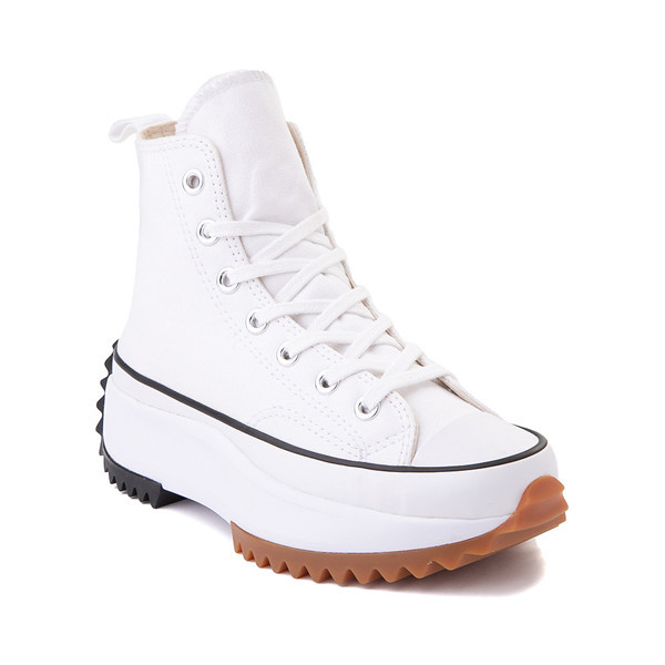 Converse Run Star Hike Platform Sneaker - White / Black / Gum | Journeys