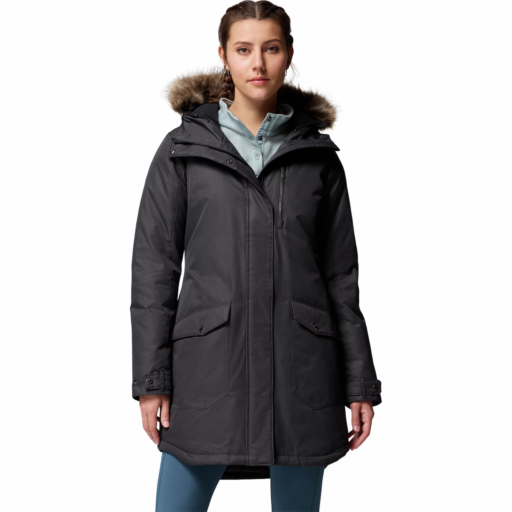 Women's Columbia Suttle Mountain Faux Fur Long Insulated Jacket | Kohl's