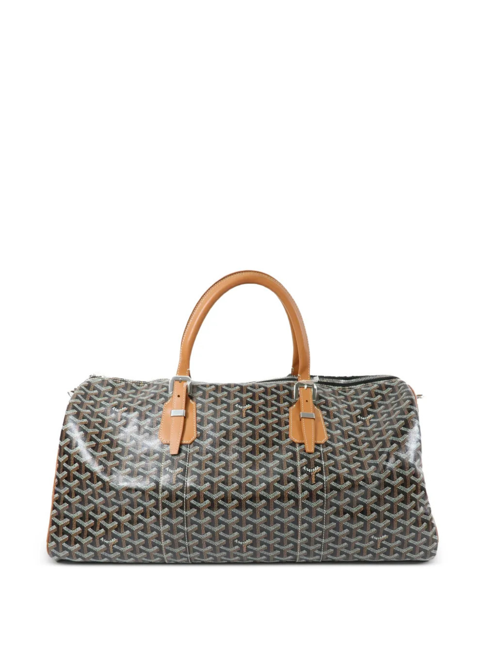 Goyard Pre-Owned Goyardine Boston 50 tote bag - Brown | Farfetch Global