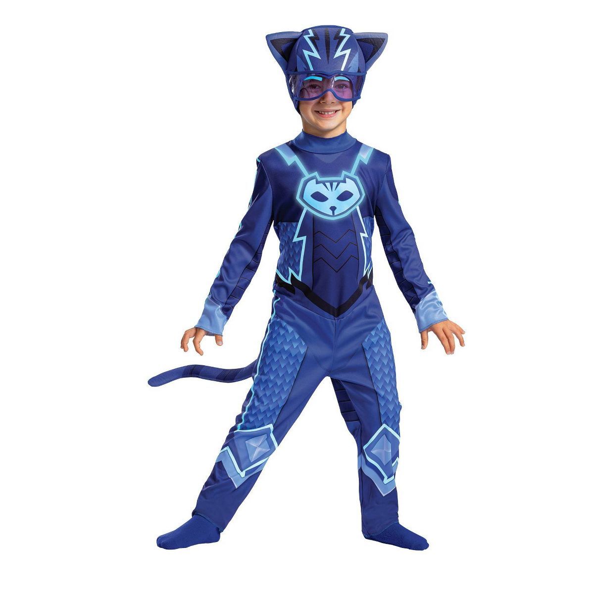 Toddler PJ Masks Catboy Classic Halloween Costume Jumpsuit with Headpiece 3-4T | Target
