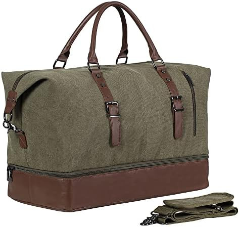 Weekender Overnight Bag Carry On Bag Travel Bag with Shoe Pouch | Amazon (US)