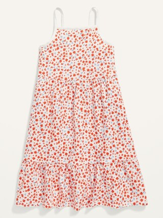 Printed Jersey-Knit Fit & Flare Cami Dress for Girls | Gap (US)