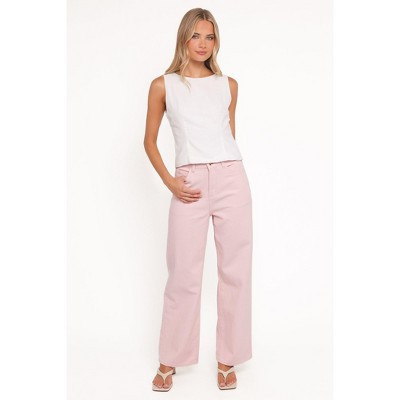 Ailis Wide Leg Jean - Dusty Pink 4 | Target