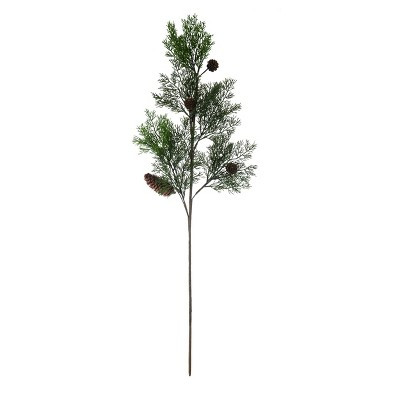 Transpac Artificial 32 in. Green Christmas Cedar Spray Set of 2 | Target