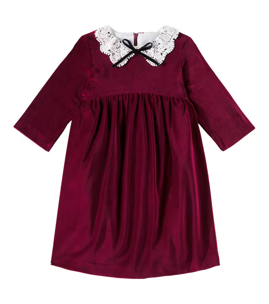 La Coqueta Antonella cotton velvet dress | Mytheresa (US/CA)