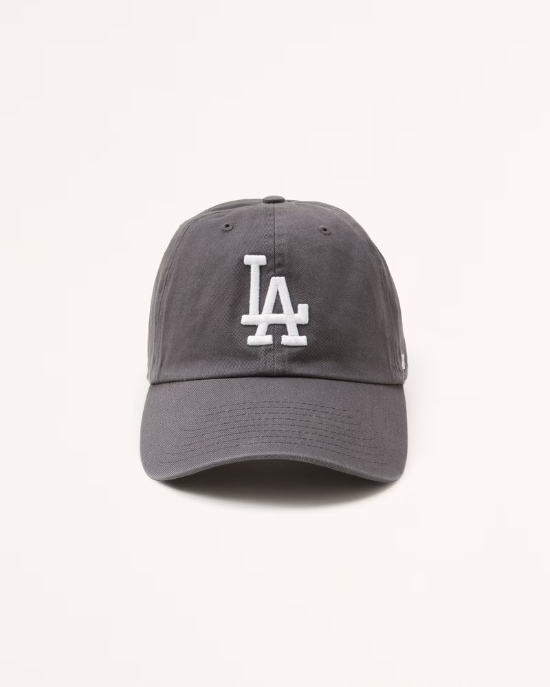 Women's Los Angeles Dodgers Dad Hat | Women's Accessories | Abercrombie.com | Abercrombie & Fitch (US)
