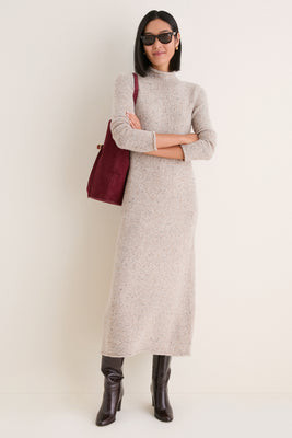 Oat Merino Blend Burton Sweater Dress | Tuckernuck (US)