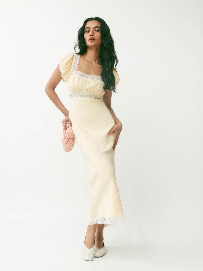 Clarisse Silk Dress | Reformation (Global)