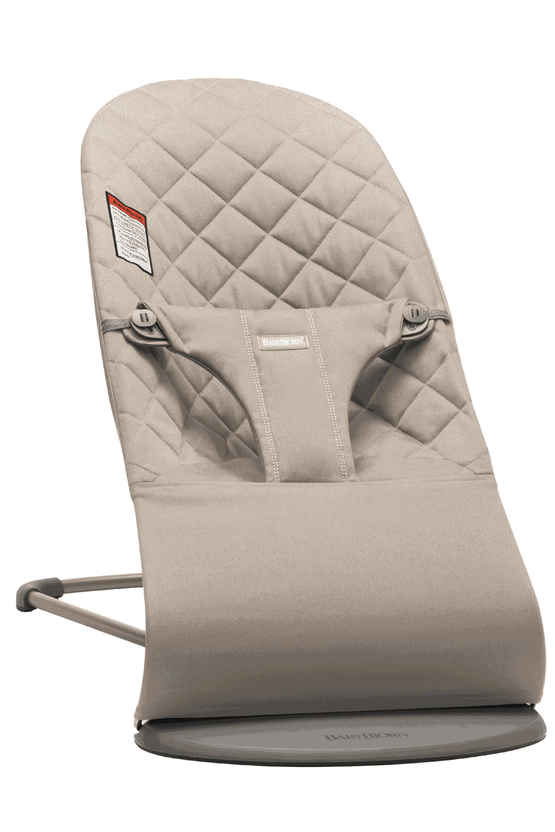 BabyBjorn Bouncer Bliss Baby Bouncer, Classic Quilt, Sand Grey | Walmart (US)