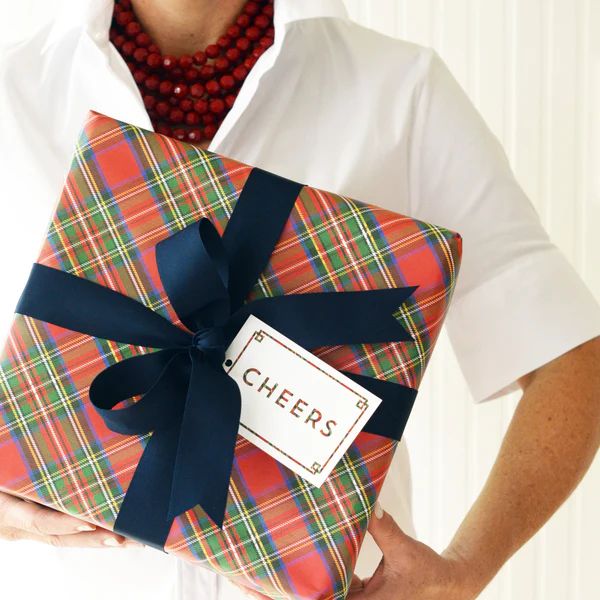 Tartan Plaid Gift Wrap Sheets | WH Hostess Social Stationery