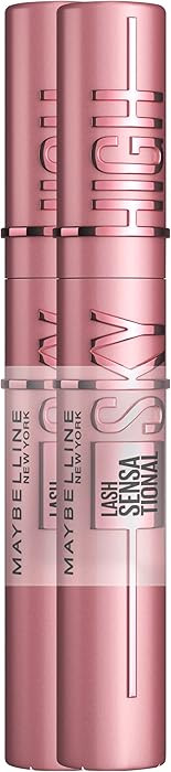 Maybelline New York Schwarze Wimperntusche für extrem lange Wimpern, Lash Sensational Sky High M... | Amazon (DE)