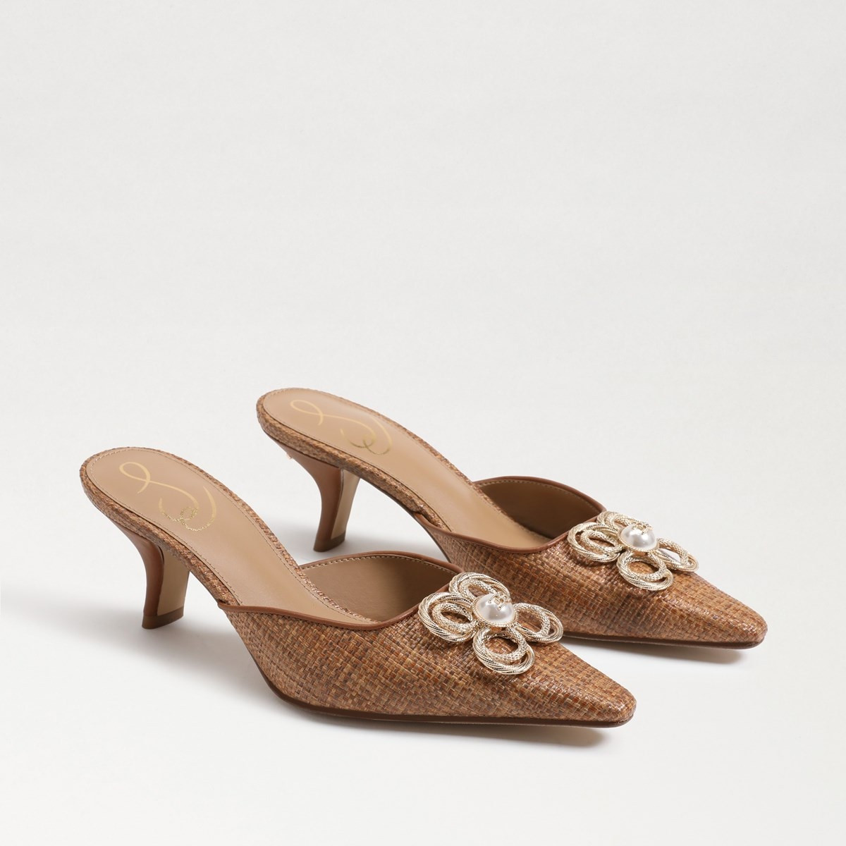 Brit Luster Kitten Heel Mule | Sam Edelman