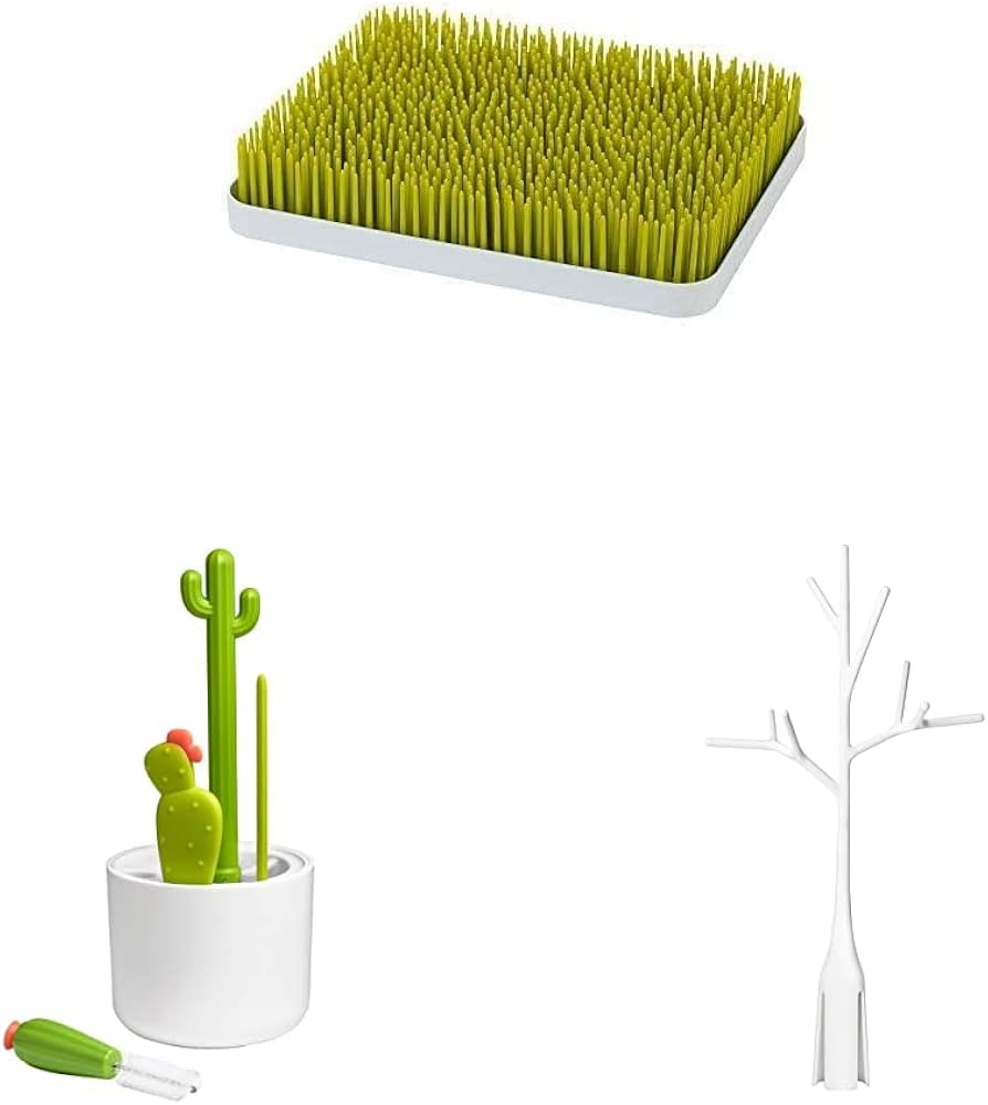 Boon Bottle Drying System - Countertop Rack, Brush Set, and Accessories Hold Baby Bottles, Sippy ... | Amazon (US)