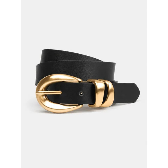Scenario Women’s Double Metal Loop Belt, S/M-3XL | Walmart (US)