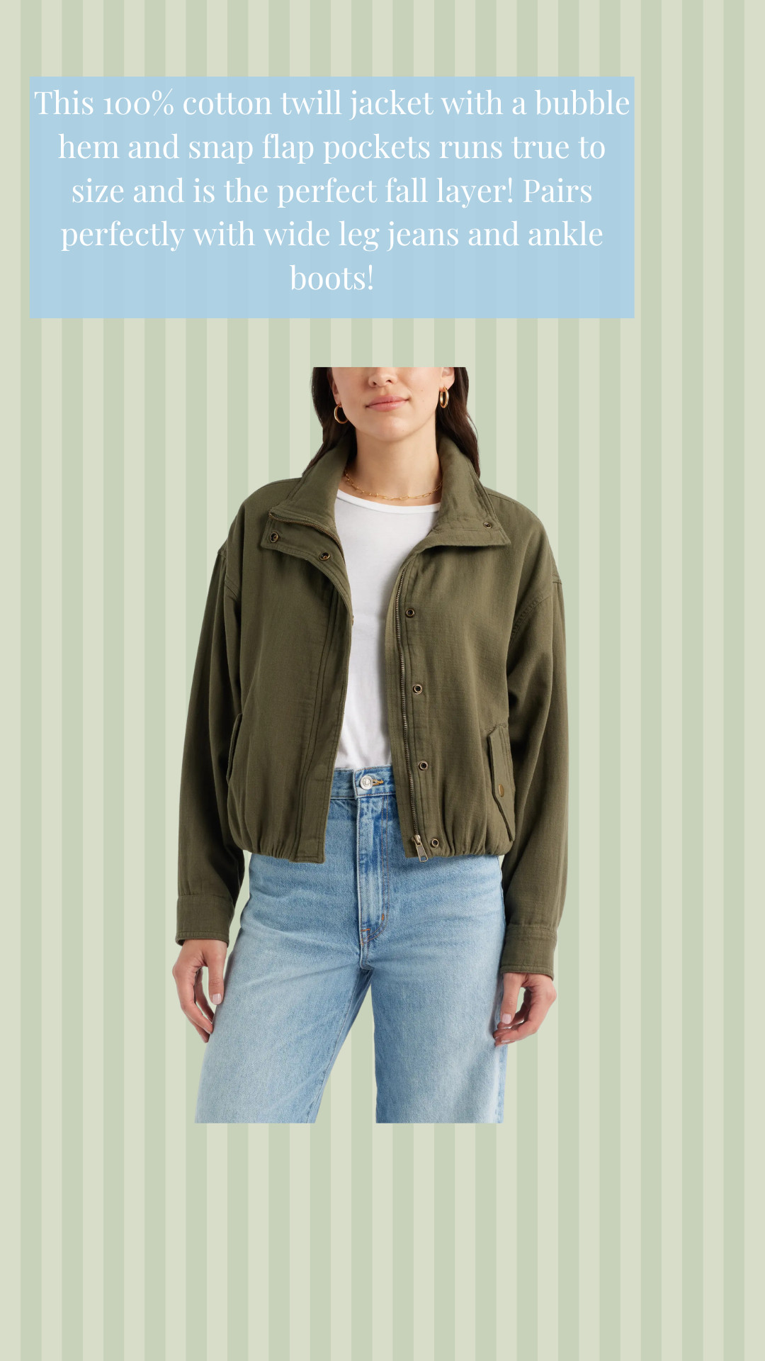 Loving this cotton jacket for fall weather! 

 #LTKgrwm #LTKmomlife #LTKSeasonal