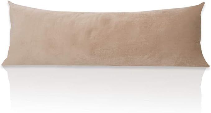 StangH Pregnancy Pillow Cover, Nursery Soft Velvet Body Pillowcase, King Size Zippered Long Pillo... | Amazon (US)
