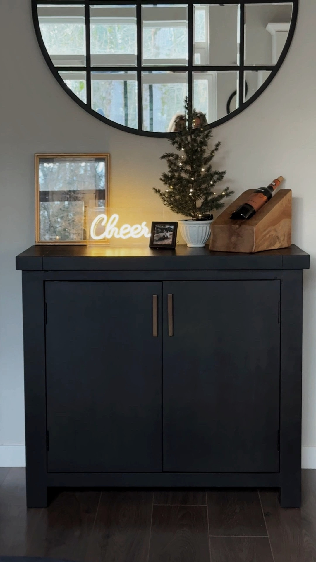 I couldn’t find a console tables that fit so I started searching buffet tables and here she is!! 

#LTKHome #LTKHoliday #LTKvlog